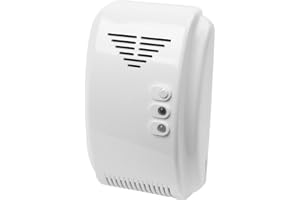 Propane gasläckagedetektor larm - Sensitivity Sensor Sound Light Alert | 85dB Warning Monitor för släpvagn husbil båt väggmonterad säkerhetsenhet kontinuerlig användning Storbritannien
