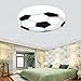 Produktbild Waineg Kinderzimmer Licht Kreative Fußball Deckenleuchte Moderne LED Junge Mädchen Augenschutz Deckenleuchte E27 Wohnzimmer Schlafzimmer Kindergarten Dekoration Licht (Weiß) 56 cm