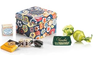 Venchi - Collezione Murrine - Lattina con Cioccolatini Assortiti, 85 g - Senza Glutine - Idea Regalo