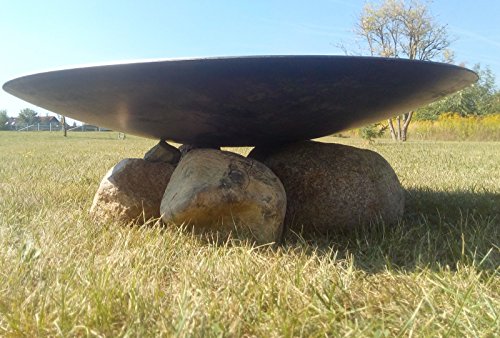 Feuerschale 100 cm Lagerfeuer Eisenschale gewölbte Scheibe 1000 mm SMD1000 - 6