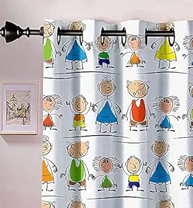 Ultimate Trends Polyester Modern Curtain, Window - 6 Feet, White, Pack of 1