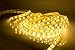 Produktbild Quntis® Wasserdichte LED Band 5M Warmweiß 5050 SMD hohe Dichte 300 LED Streifen Lichterkette Leiste+Netzteil (12V 6A) mit EU Stecker,IP 65