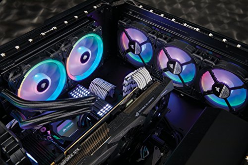 Corsair LL120 RGB Ventilador de PC  120 mm  Doble Halo RGB LED PWM  Paquete Soltero