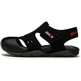Skechers Side Wave B&uuml;y&uuml;k Erkek &Ccedil;ocuk Siyah Sandalet