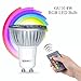 Price comparison product image Senweit Pack Of 4 GU10 4W Colour Changing LED Light Bulbs Remote Control RGB LED Spotlights Bulb Dimmable Beautiful Light Party Club Disco KTV Crystal Magic Ball Stage Effect Lights Bright Energy Saving Mood Bulb Lamp 16 Colour With Remote Control
