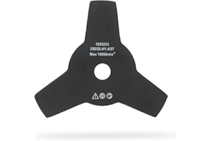 GREENSTAR OZAKI - Lame 3 Dents - Adaptable Pour Débroussailleuse - Coupe De 230 mm, Alésage 25,4 mm & Epaisseur 1,4 mm - Qualité Supérieure