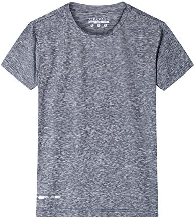 YMY Men's Athletic Lightweight Sport Training Tee Shirts 2205grey X-Large