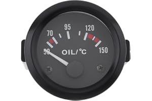 DriSentri 2" 52MM 12V 50-150 Celsius LED Électrique Jauge de Température d'Huile de Voiture avec Capteur de Température