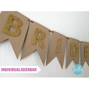 Bride & Groom Girlande