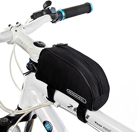 Bicycle Front Top Frame Bag Pouch Polyester Portable Easy Install Safe Storage \ Cycling Bike Bicycle Cycle Mountain Road Men Women Gadget Stuff Birthday Gift Bag Backpack Gear Items Present Small Large Outdoor Sport Travel Riding Cyclist Shop Store Professional Portable Compact Adult Parts Goods Sporting Kids Boy Girl Special Stand Holder Pouch Trek