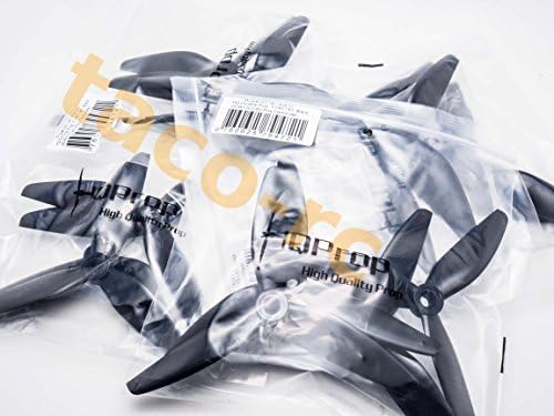 10 pair HQ Prop DP 5.1x5.1x3 V1S Tri 3 Blade Propellers Props for FPV Racing black