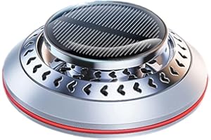 AIDNTBEO Solar Turbo Rotary Aroma Elektromagnetischer Frostschutz-Schnee-Entferner Auto Elektromagnetischer Enteiser Schnee-Entfernungswerkzeug (weiß)