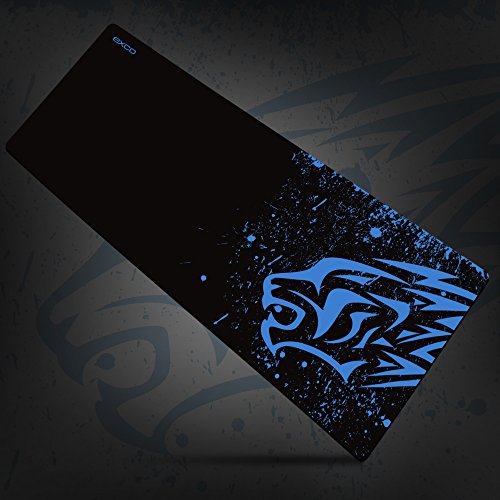 Exco - Alfombrilla gruesa de goma antideslizante para rat n muy grande para juegos con dise os para jugadores y trabajadores de oficina XL Blue Leopard reviews Exco - Alfombrilla gruesa de goma antideslizante para rat n muy grande para juegos con dise os para jugadores y trabajadores de oficina XL Blue Leopard