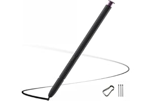 Miimall Stylet Compatible avec S22 Ultra & S23 Ultra, [3 Pointes de Stylo] [Pas S Pen] [sans Bluetooth] Haute Sensibilité Stylet de Rechange pour Samsung Galaxy S22 Ultra & S23 Ultra (Rouge)