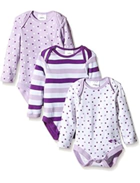 Twins Baby - Mädchen Langarm-Body im 3er Pack
