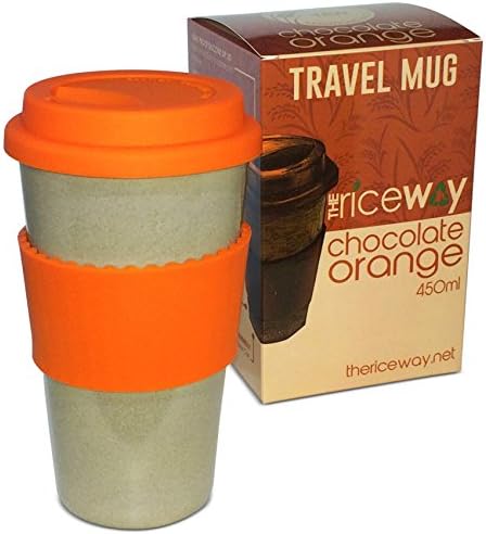 Reusable coffee cup Large Travel Mug 450ml Eco Friendly mugs BPA Free Takeaway cups to go made of rice husk fibre 16oz