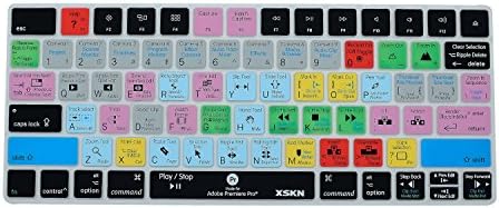 XSKN Apple Magic Keyboard Cover Premiere Pro CC English Shortcuts Keyboard Skin, Functional Hotkeys Protective Film for Magic Keyboard MLA22B/A, US Layout