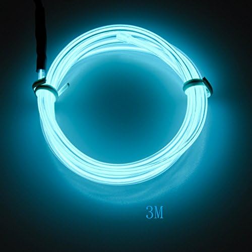 Waterproof 3m LED Strip Lights, HopeU5® Ice blue Changing Ambient Lighting LED Tape Full Kit with Remote Control for Car Decoration