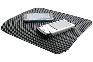 Simply SANT01 Multifunctional Car Anti-Slip Mat, Special Material Holds Coins, Keys Glasses etc, Anti-Glare Design, Black