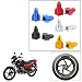 Vheelocityin Bullet Shape Multicolor Tyre Valve Cap (set of 2) For Hero Motocorp Glamour Programmed Fi RS.99.00