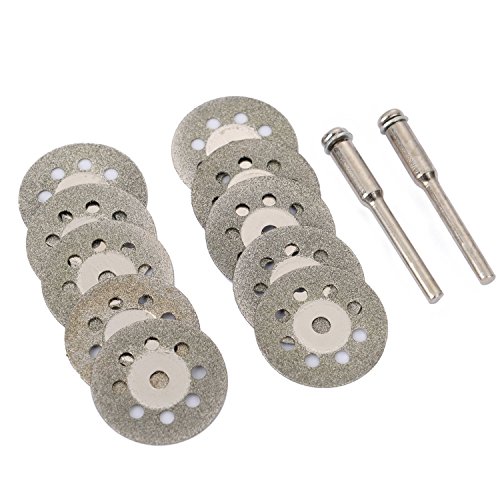 10 tlg Diamant – Trennscheiben gelocht [22mm] für Dremel Proxxon .. - 4
