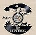 Produktbild HY&DD König der löwen - Cartoon 3D Vinyl-Schallplatte Wanduhr,Vinyl Wanduhr Retro Kinderzimmer Dekorative wanduhr-U 30cm(12inch)