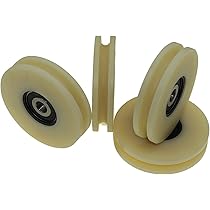 Cinghie In Nylon 45mm - Diametro 25mm, Scanalatura 10mm, Auto-lubrificanti, Made In EU