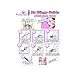 Bling Art False Nails French Manicure Red Fire me Up Full Cover Medium Tips UK
