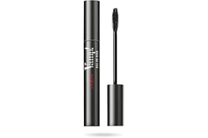 Pupa Mascara Vamp! All in One (Colore Extra Black) Mascara con Trattamento fortificante, Volume spettacolare e Lunghezza inimitabile - Adatto a Occhi sensibili e Lenti a contatto (9 ml)