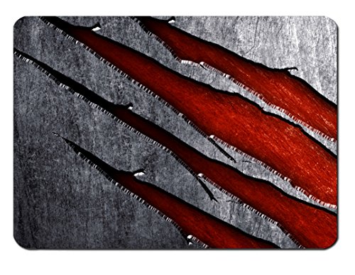 Preisvergleich Produktbild Mauspad Red Scratches Design