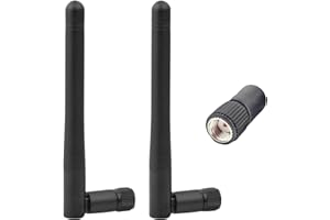 DAJING 2-Pack WiFi Antenna for PC, Dual Band 2.4GHz & 5GHz/5.8GHz | 3dBi Gain | Omni-Directional | RP-SMA Male Connector