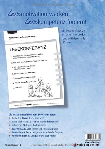 Differenzierte Lesekonferenzen Klasse 1/2: Texte und Arbeitsblätter in je zwei Differenzierungsstufen