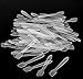 100 PCS Disposable Plastic 3.2" Spatulas Makeup Cosmetic Mask Frosted Tip Spatula Skin Care Facial Cream Spatula for Mixing and Sampling