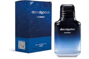 DON ALGODON Don Algodón Eau de Parfum Hombre 100 ml | Perfume masculino elegante y sofisticado | Bergamota, benjuí, vetiver y ámbar gris | Inspirado en la noche mediterránea
