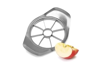 JNTMIKUN Edelstahl-Apfelschneider Apfelschneider Obstschäler Edelstahl-Apfelschäler Entkerner Obstmesser 3-in-1-Edelstahlschneider mit 8 Klingen zum Schneiden von Obst