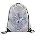 Produktbild Sporttaschen Turnbeutel Tiger Big Face Kids Canvas Bag Summer Bags Drawstring Backpack Japanese Fashion