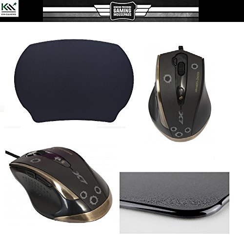 Spar Bundle: KM-Gaming K-GP2 StarDust black Mauspad 360x240mm + A4 Tech F3 V-Track Gaming Mouse