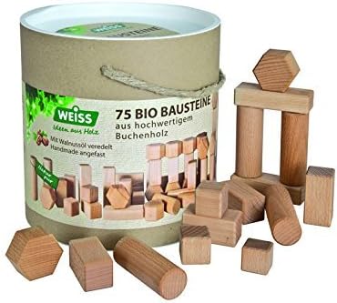 Weiss Natur Pur Weiss Natur PurB9944 Bio Building Blocks (75-Piece)