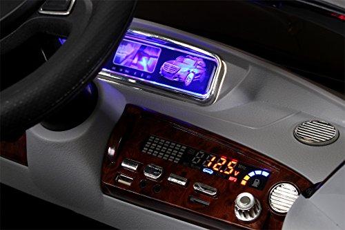 Kinder Elektroauto Mercedes S600 Lizenziert EVA Tyres - Dashboard - Ledersitz Kinderauto Elektro Auto Spielzeug für Kinder