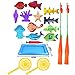 Produktbild Mitlfuny Kawaii Langsam Dekompression Creme Duftenden Groß Squishy Spielzeug Squeeze Spielzeug,Magnetic Fishing Toys Spiel für Kinder Bathtime Pool Party Kunststoff schwimmende Fische