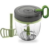 Pigeon Handy Chopper Pro XL (900 ML) for Chopping, Mincing and Whisking with 5 Stainless Steel Blades and 1 Plastic…