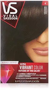 Vidal Sassoon Pro Series Hair Color, 4 Dark Brown, 1 Kit by Vidal Sassoon