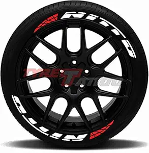Tyre Tattoo 3D Premium & Unique Rubber Tyre Stickers (4 Tyres)_NITTO TYRE Stickers