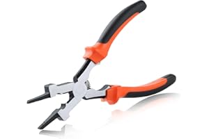 SPEEDWOX MIG Schweißzange Multifunktion Mig Schweißzange Mig Düsenreiniger Schlackenhammer Drahtschneider Schaber Feilen zum Schaben von Spritzer Greifen Ziehdraht zum Sc