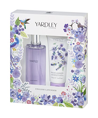Yardley London English Lavender Eau de Toilette and Lotion Christmas Gift Set 125 ml - Pack of 2