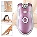 Ckeyin 2 in 1 Rechargeable Wet/Dry Body Hair Device Lady Epilator Beard Shaver Razor Women Epliator Tweezer, Built-in lithium battery