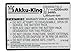 Produktbild akku-king 20110652-Ionen 6200 mAh 3,7 V Akku wiederaufladbar – Akkus (6200 mAh, 22,9 WH,-Ionen (LiIon), 3,7 V, schwarz, weiß, oben)