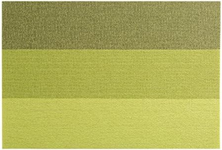 QOANDUAKAZA Waterproofing and heat insulation cushion, Western food pad, kitchen mat proof mattress, mat table mat,Green stripes