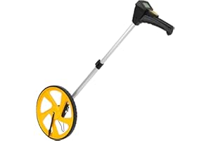 PrimeMatik - Odómetro Digital de Rueda para medición de Distancia. Topómetro de diámetro 320 mm