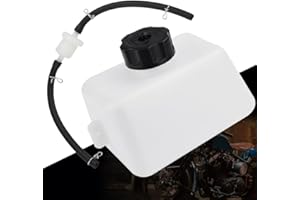 BUZIFU Serbatoio Minimoto 1L Serbatoio Benzina Plastica Serbatoio Mini Moto Serbatoio Mini Moto Serbatoio Carburante da 1 L con Filtro e Tubo per Mini Moto con Motore a 2 Tempi da 47 CC e 49 CC